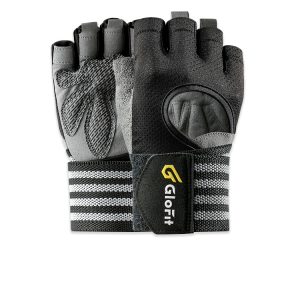 Găng Tay Tập Gym Glofit GFST010 – Dây Quận Trợ Lực Cổ Tay, Weight Lifting Gloves (Professional)