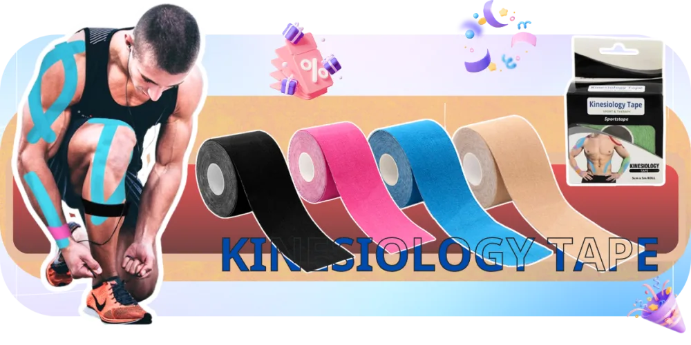 KINESIOLOGY TAPE - BĂNG KEO DÁN CƠ THỂ THAO VN6002 | Sports tape