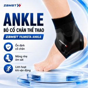 Đai Bảo Vệ Mắt Cá Chân ZAMST FILMISTA ANKLE – Băng Cổ Chân Siêu Mỏng Chống Lật Sơ Mi Chính Hãng (Trái / Phải)